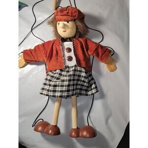 Wooden Girl Marionette